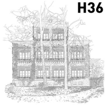 Illustration der Herwarthvilla in Bonn auf der Homepage vom Creative Space H36